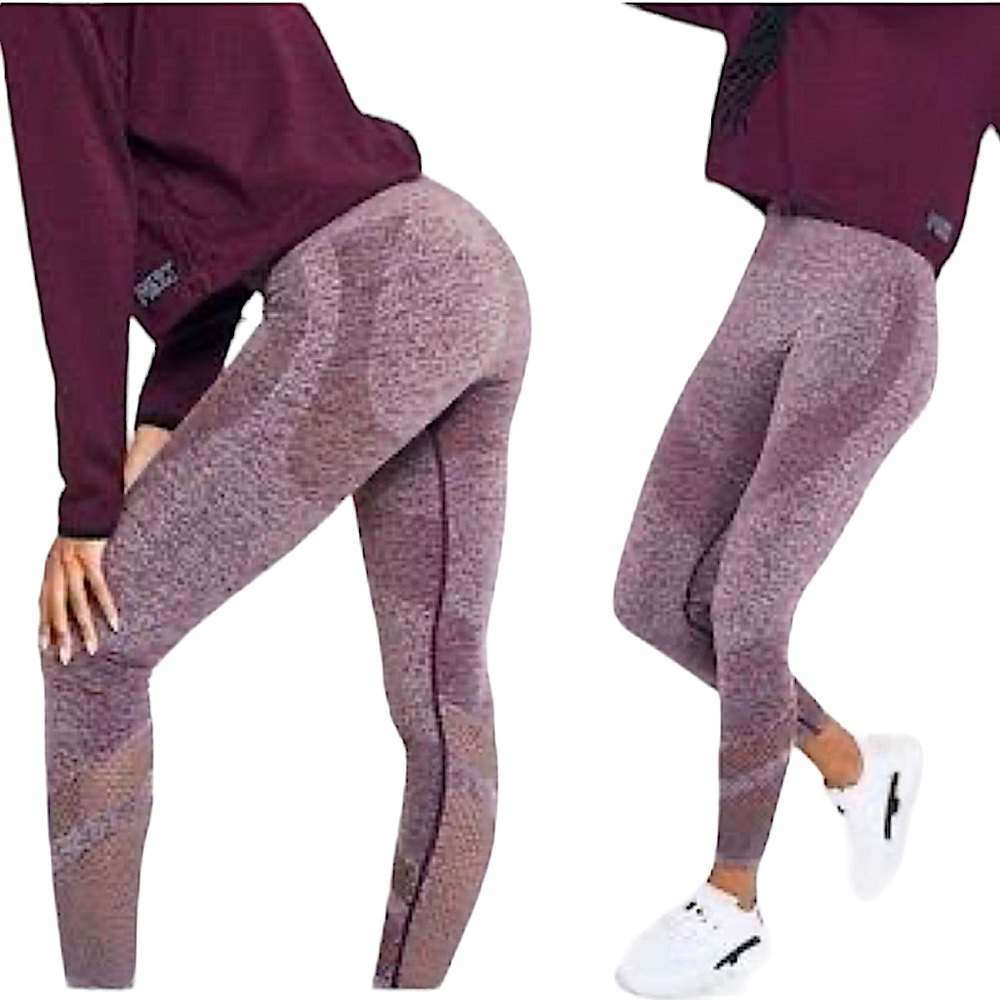 VICTORIA’S SECRET PINK: Purple Seamless High Rise Leggings -X-Small
